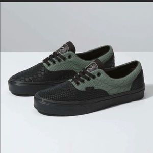 Harry Potter slytherin snakeskin vans